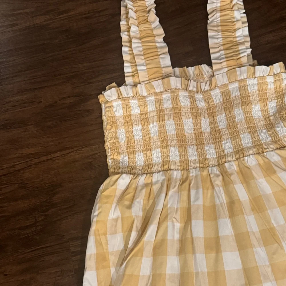 Abercrombie & Fitch Tan Plaid Women’s Dress - Picture 11 of 13